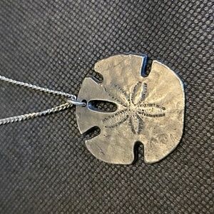 Sand dollar necklace